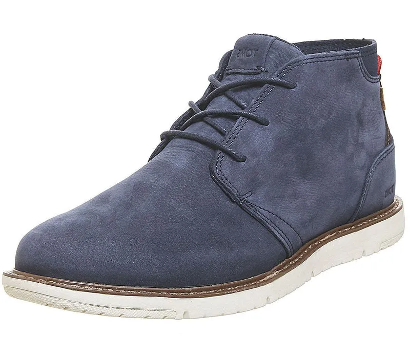 TOMS Herren Navi Wildleder Chelsea Stiefel - Marineblau