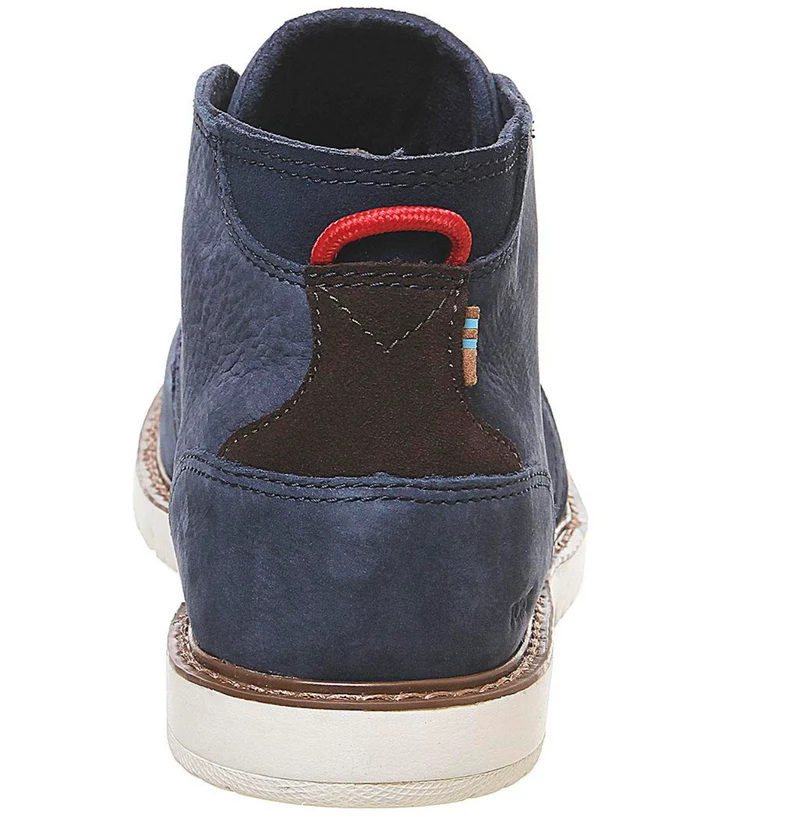 TOMS Herren Navi Wildleder Chelsea Stiefel - Marineblau