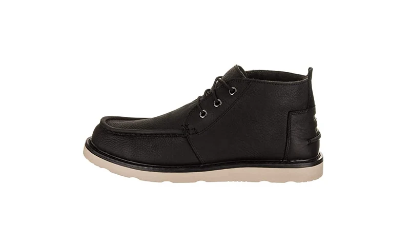 TOMS Chukka-Lederstiefel für Herren – Schwarz