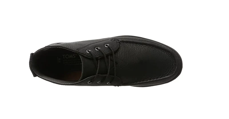 TOMS Chukka-Lederstiefel für Herren – Schwarz