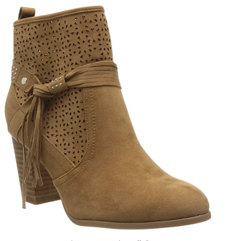 Refresh Damen-Stiefelette – Kamel