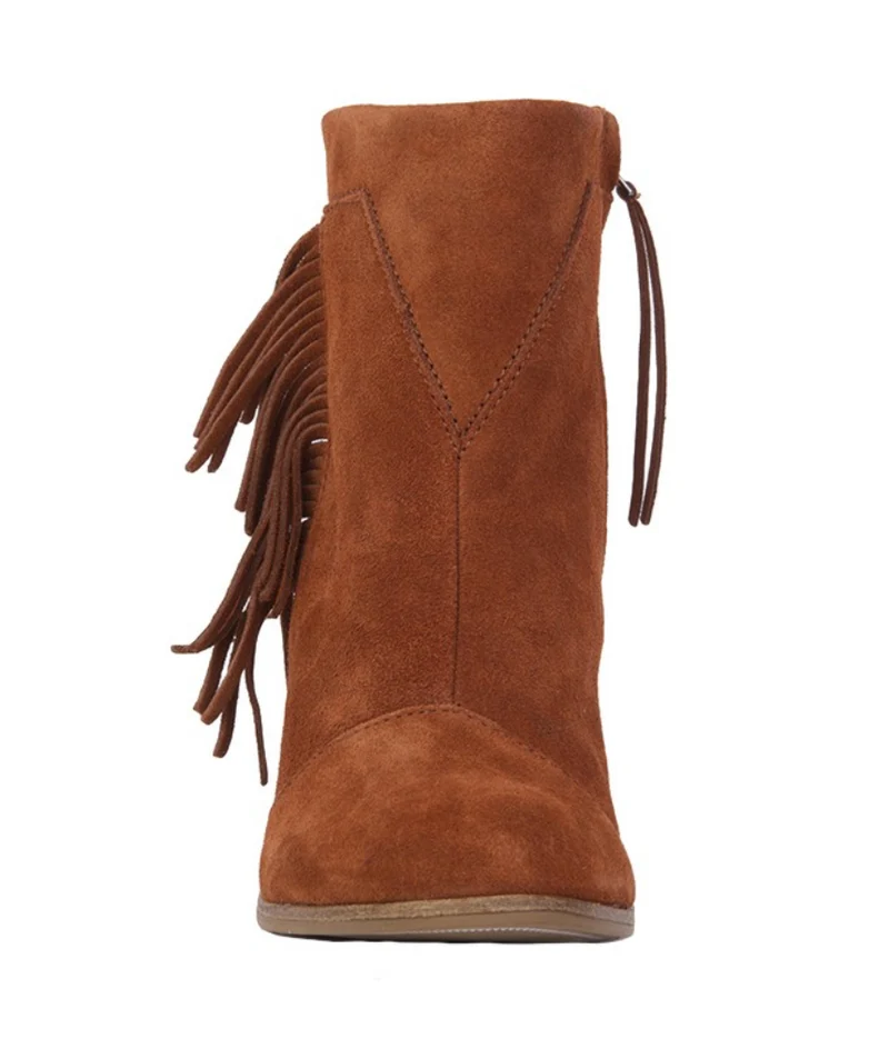 TOMS - Lunata-Absatz - Cognac-Stiefel