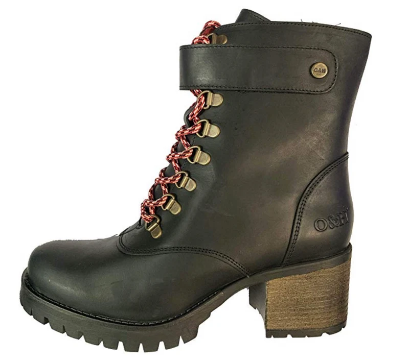 Oak & Hyde Damen Kensington Jungle Ankle Boot – Schwarz