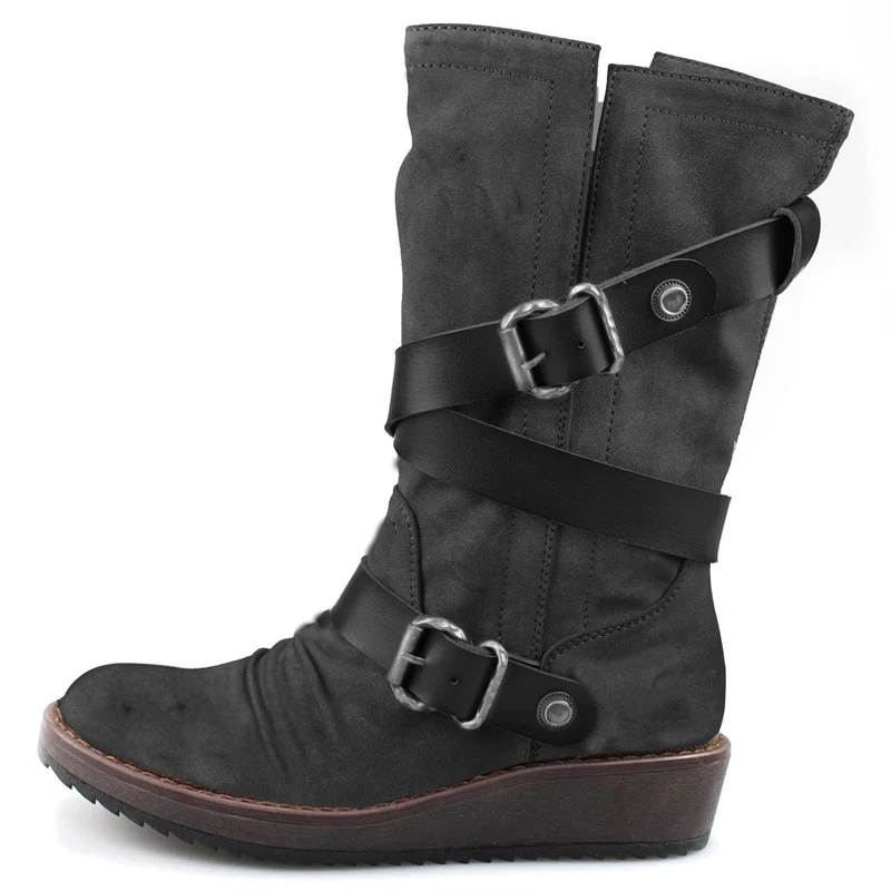 Blowfish Malibu Damen Civien Stiefel - Schwarz