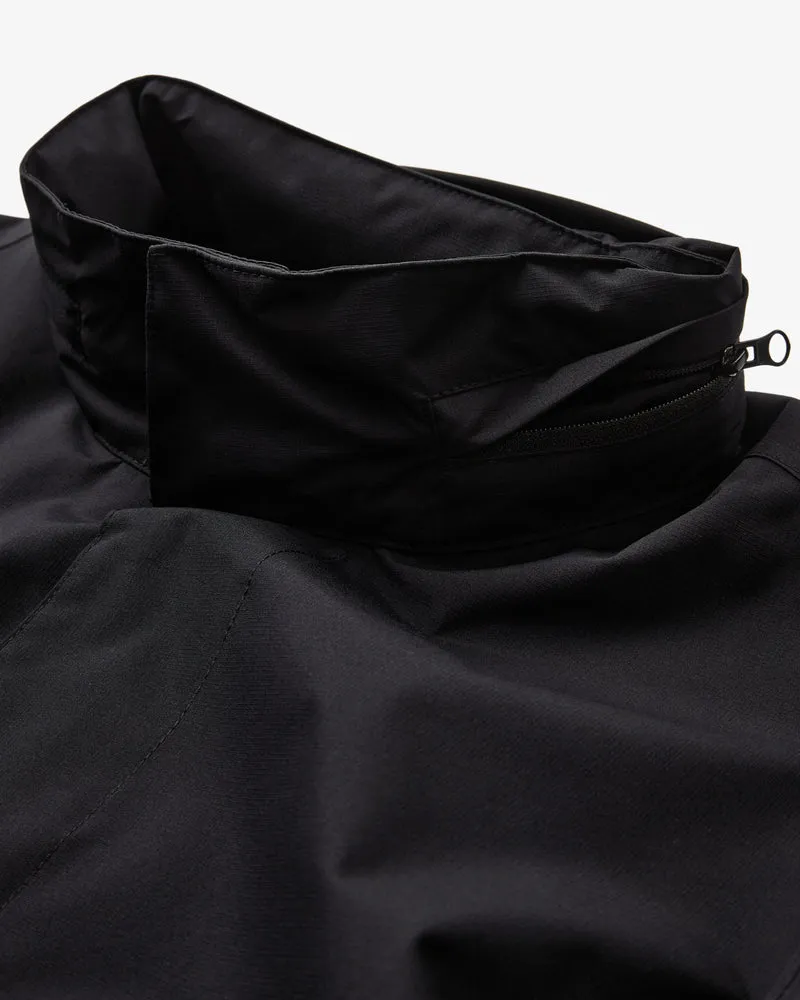 Rømø LW Rain Long Jacket - Black