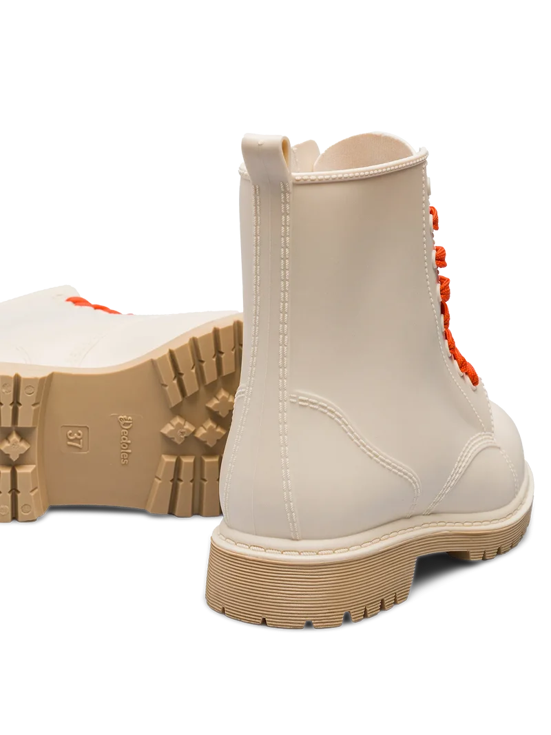 Beige Regenstiefel für Frauen