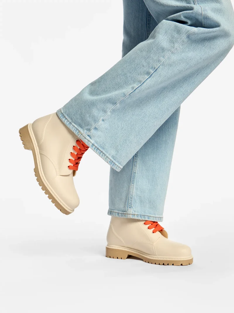 Beige Regenstiefel für Frauen