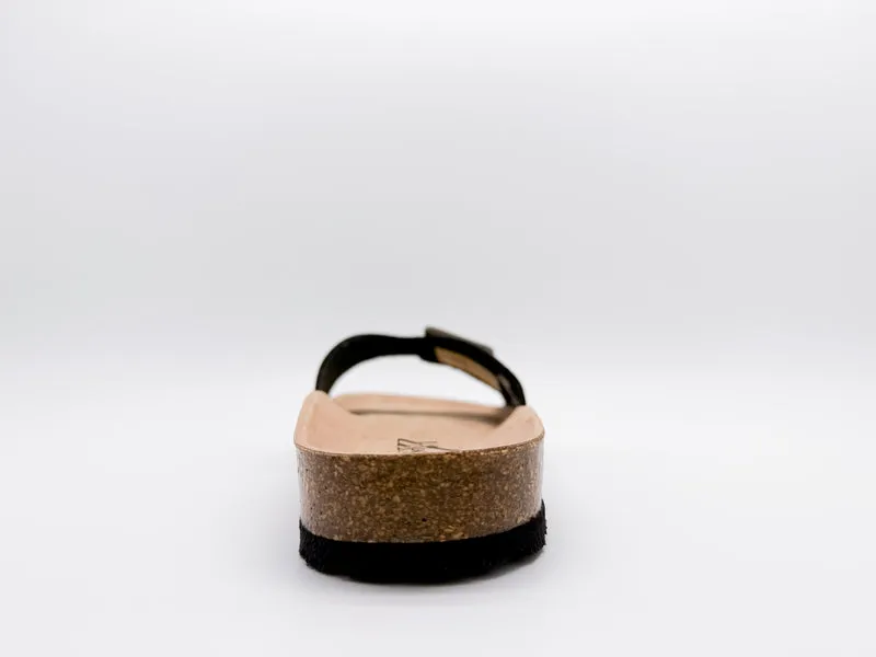thies 1856 ® Eco Bio Covered Strap Sandal vegan truffle