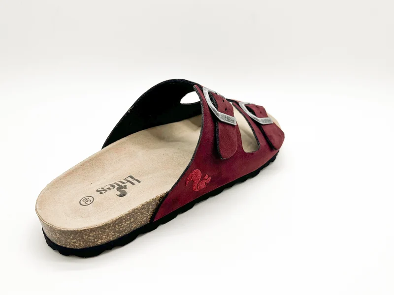 thies 1856 ® Eco Bio Rec Sandal vegan bordeaux