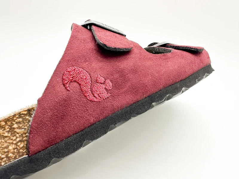 thies 1856 ® Eco Bio Rec Sandal vegan bordeaux