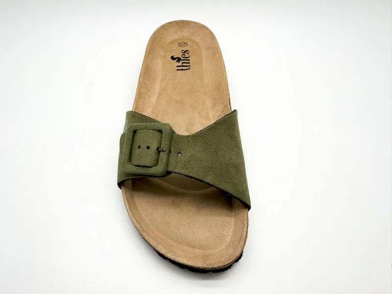 thies 1856 ® Eco Bio Covered Strap Sandal vegan cactus