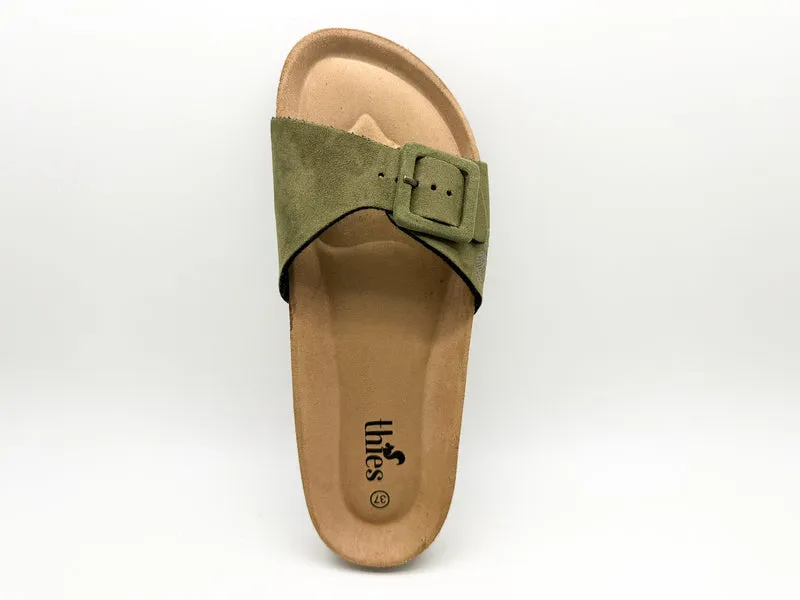 thies 1856 ® Eco Bio Covered Strap Sandal vegan cactus