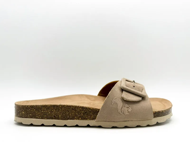 thies 1856 ® Eco Bio Covered Strap Sandal vegan biscotto