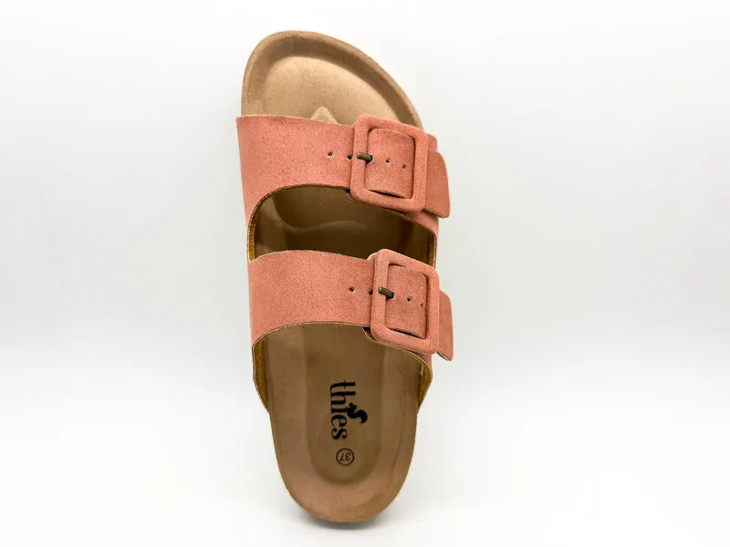 thies 1856 ® Eco Bio Covered Sandal vegan terracotta rose