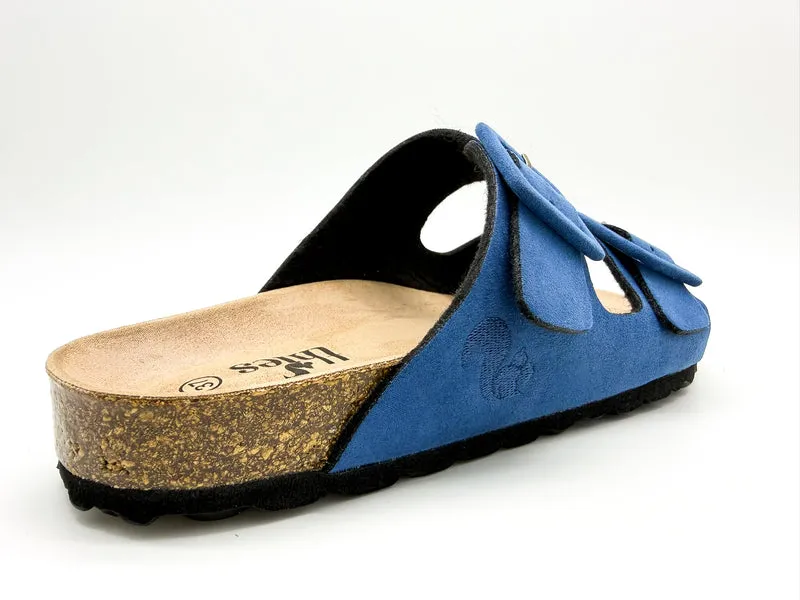thies 1856 ® Eco Bio Covered Sandal vegan sapphire blue