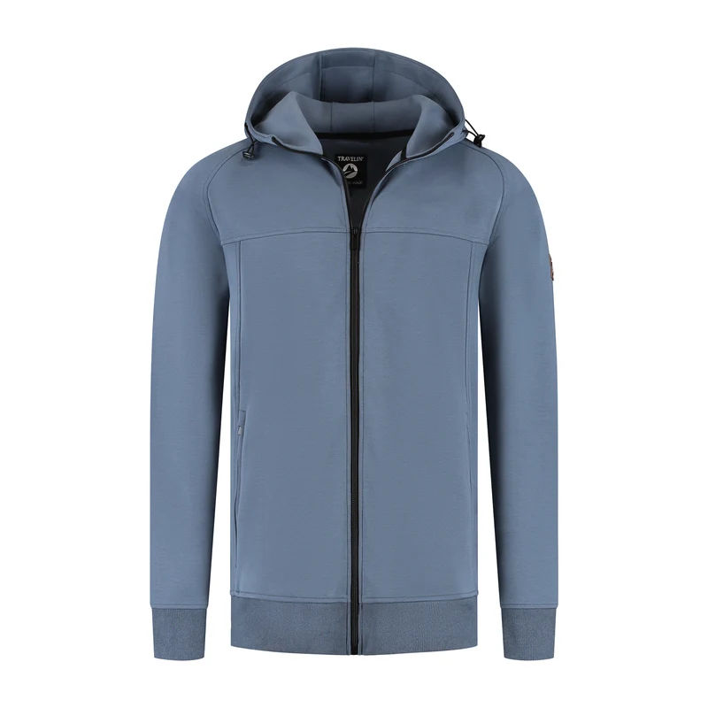 Stig Herren - Outdoor Strickjacke - Sweater - Blau