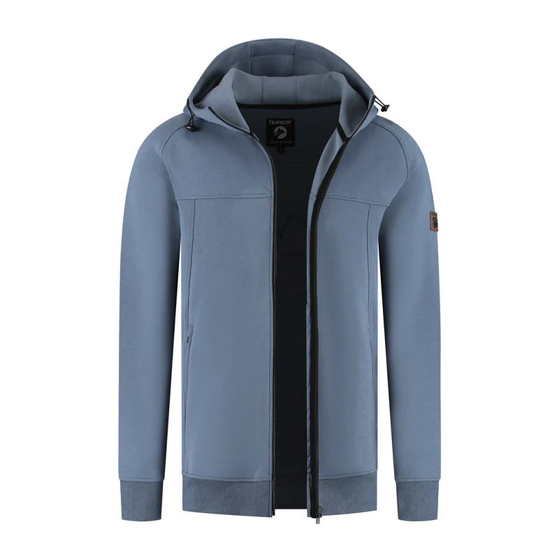 Stig Herren - Outdoor Strickjacke - Sweater - Blau
