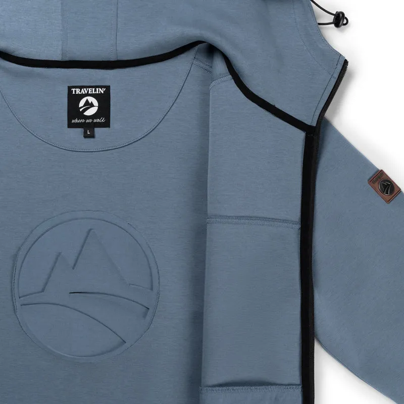 Stig Herren - Outdoor Strickjacke - Sweater - Blau