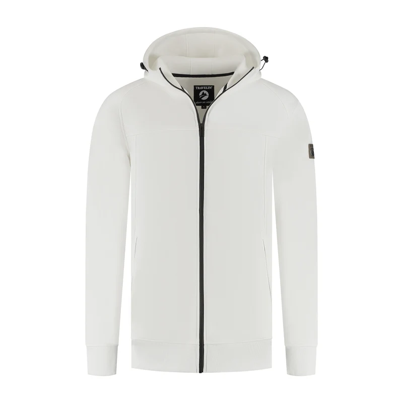 Stig Herren - Outdoor Strickjacke - Sweater - Weiß