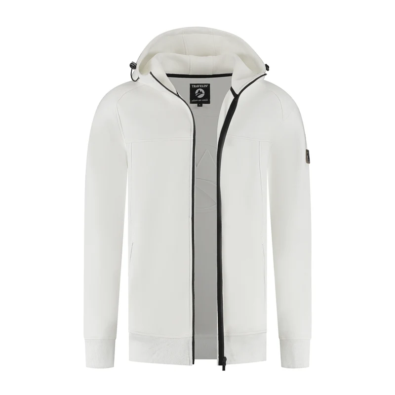 Stig Herren - Outdoor Strickjacke - Sweater - Weiß