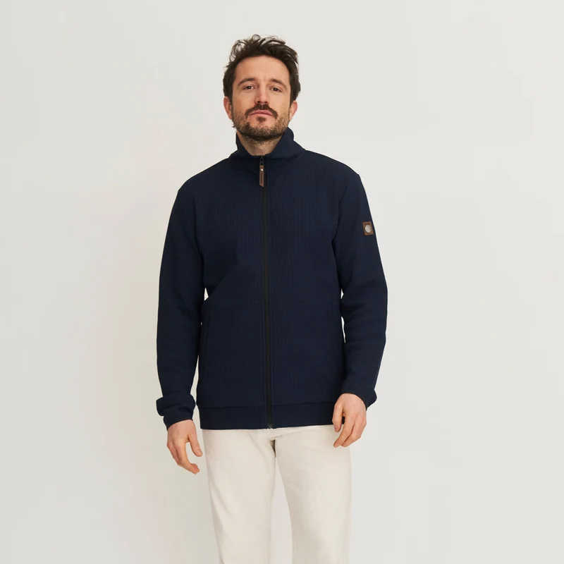 Pavo Herren - Outdoor Strickjacke - Navy