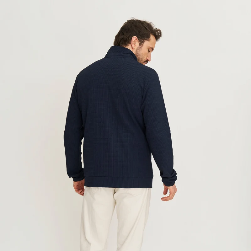 Pavo Herren - Outdoor Strickjacke - Navy