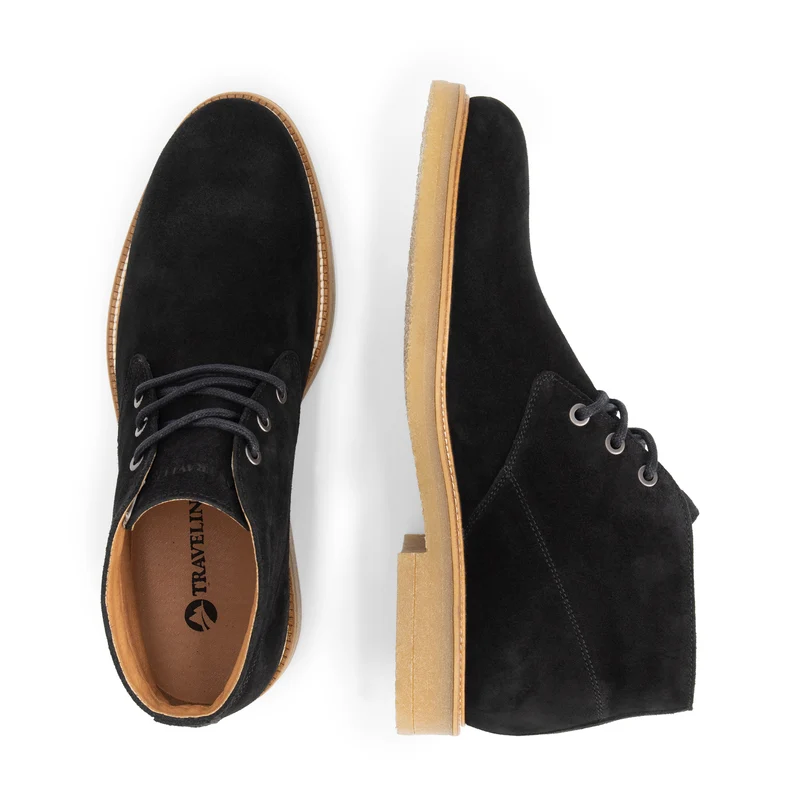 Ferryhill Herren - Schnürschuhe - Leder - Schwarz