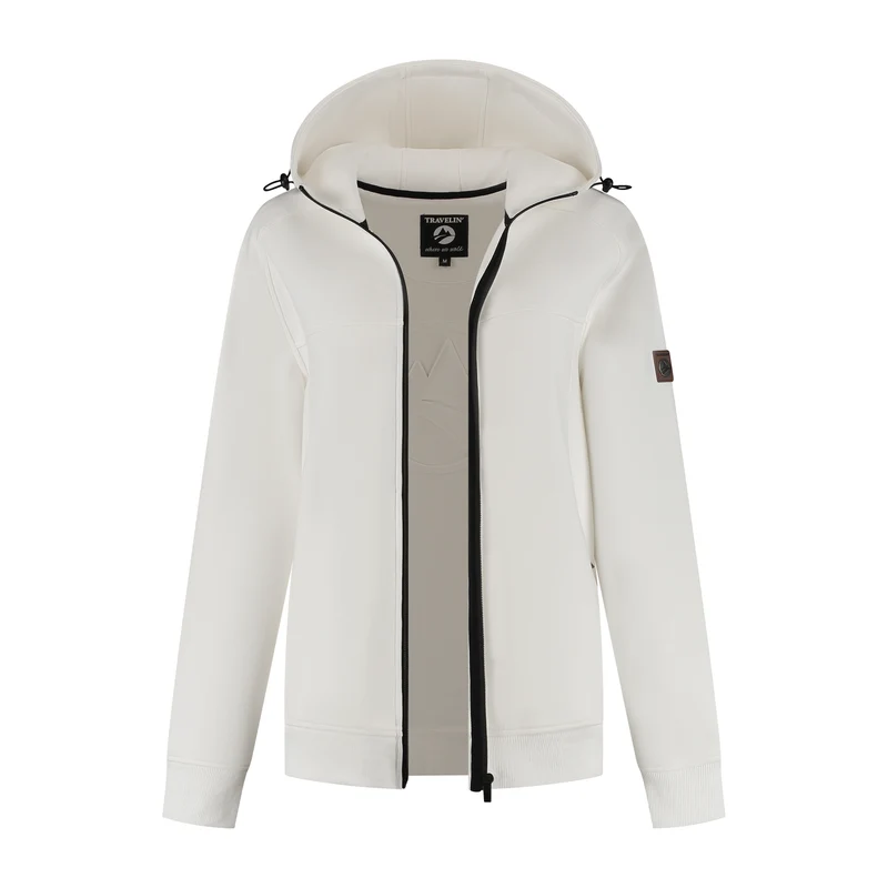 Silje Damen - Outdoor Strickjacke - Sweater - Gebrochenes Weiß