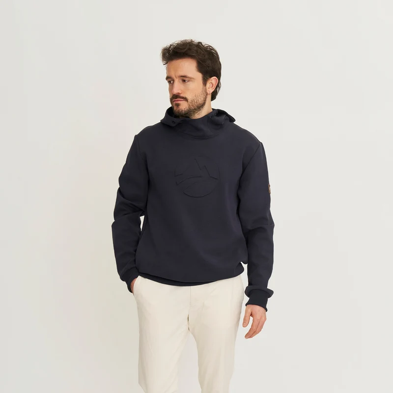 Morten Herren - Outdoorpullover - Hoodie - Navy