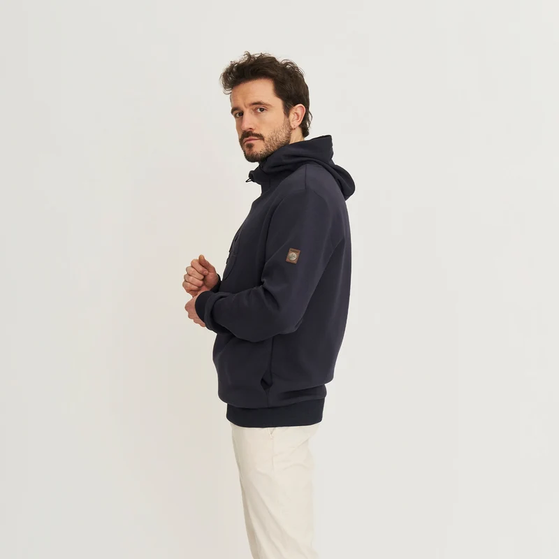 Morten Herren - Outdoorpullover - Hoodie - Navy