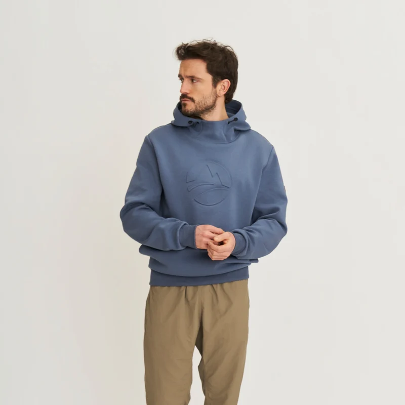 Morten Herren - Outdoorpullover - Hoodie - Blau