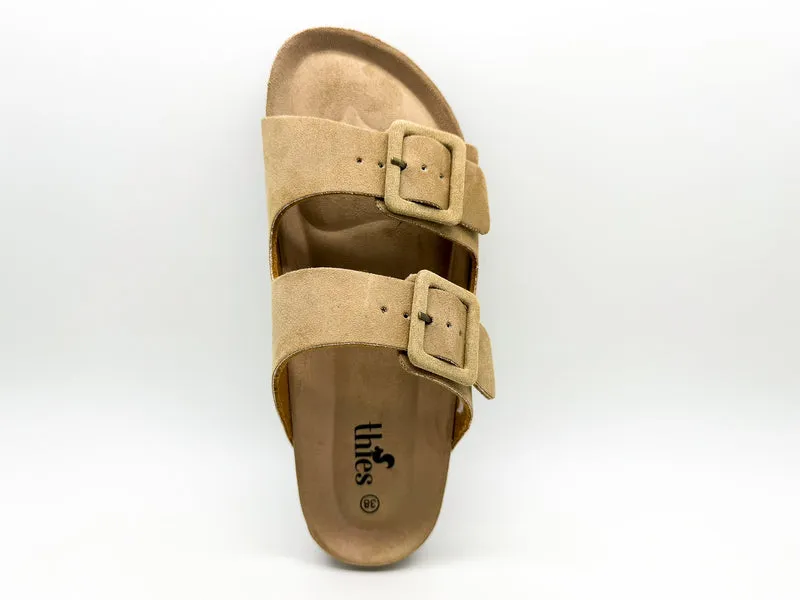 thies 1856 ® Eco Bio Covered Sandal vegan hazel