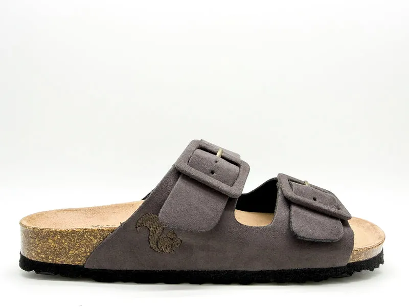 thies 1856 ® Eco Bio Covered Sandal vegan dark stone