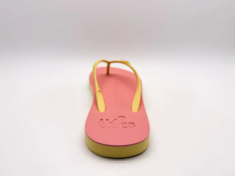 thies 1856 ® Eco 2-Tone Thies Flips lemon-rose