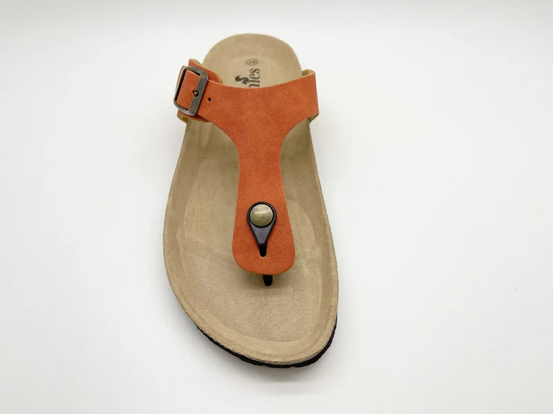 thies 1856 ® Eco Bio Thong Sandal vegan rust
