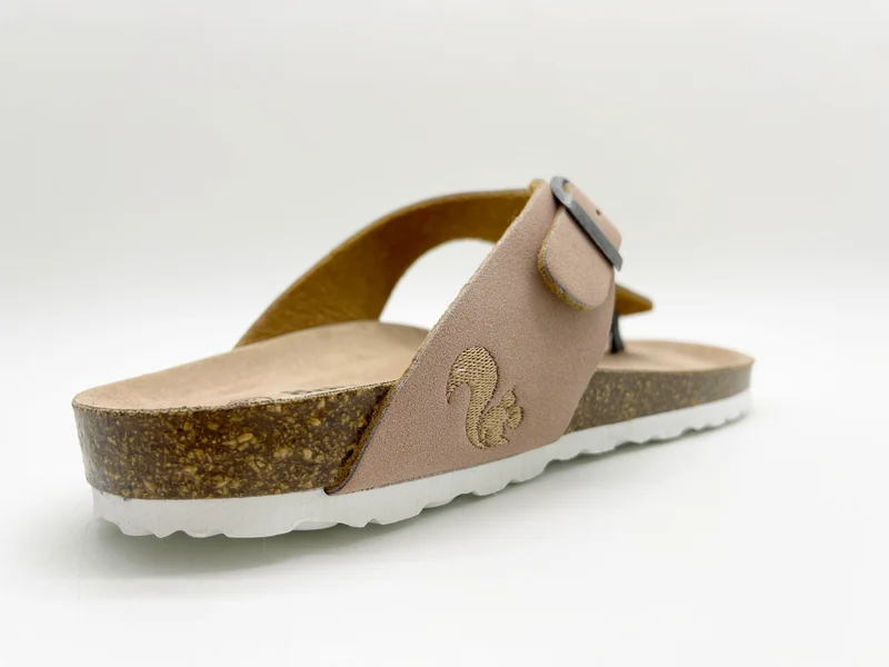 thies 1856 ® Eco Bio Thong Sandal vegan rose