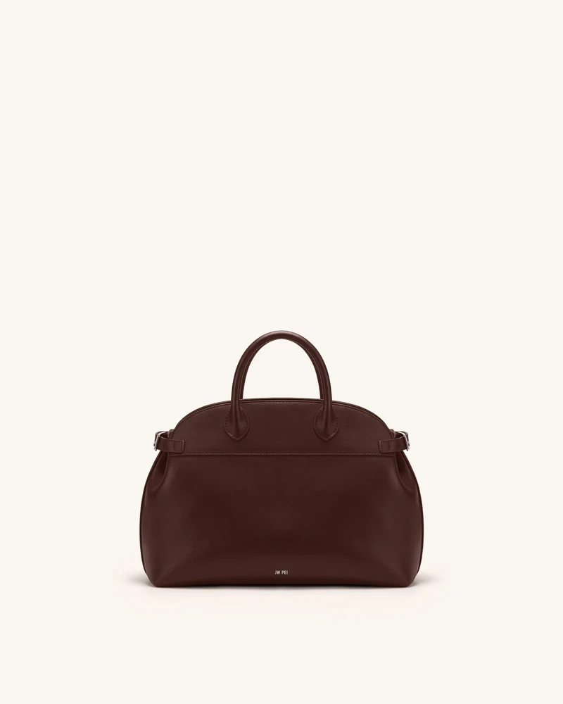Arden Tasche mit geschwungenem Henkel – Dunkelbraun