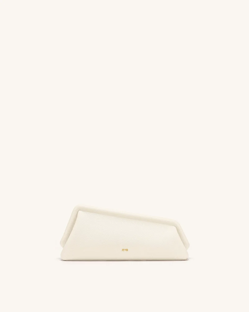 Harlee Asymmetrische Clutch - Elfenbein