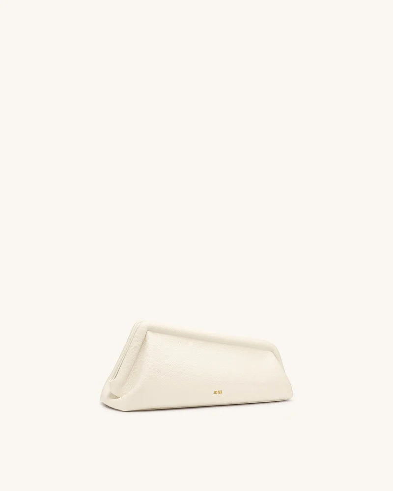 Harlee Asymmetrische Clutch - Elfenbein