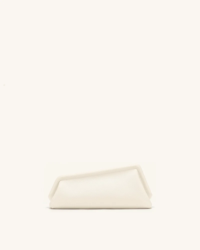 Harlee Asymmetrische Clutch - Elfenbein