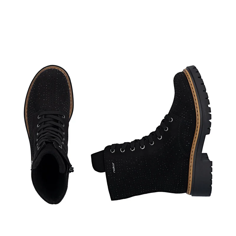 Rieker Damen Schnürstiefel/Boots 72609-00