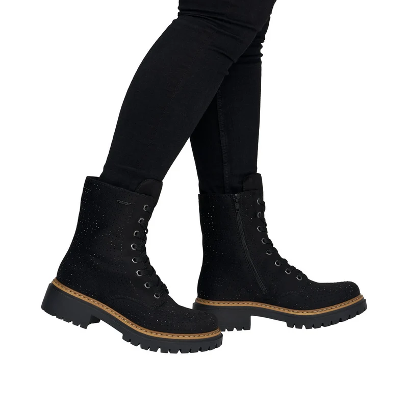 Rieker Damen Schnürstiefel/Boots 72609-00