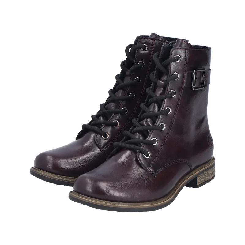 Rieker Damen-Ankle-Boots in Überweite | Rot