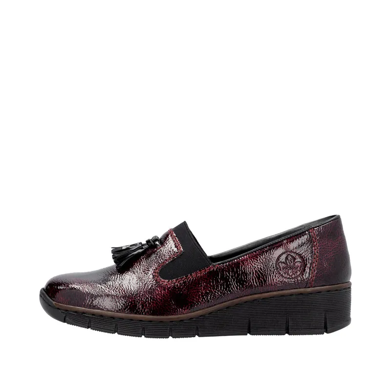 Rieker Damen-Slipper | Rot