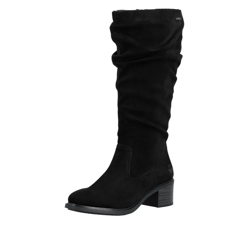 Rieker Hohe Damenstiefel | Schwarz