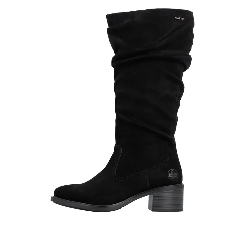 Rieker Hohe Damenstiefel | Schwarz