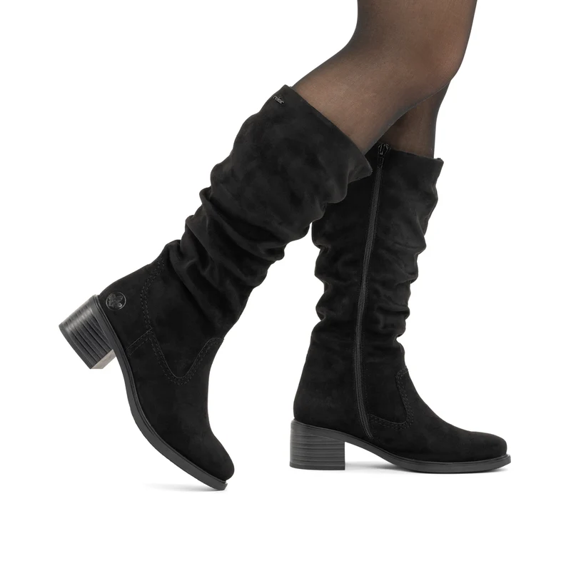 Rieker Hohe Damenstiefel | Schwarz
