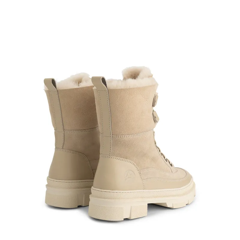 Tremblant Damen - Winterboots - Wolle gefüttert - Sand