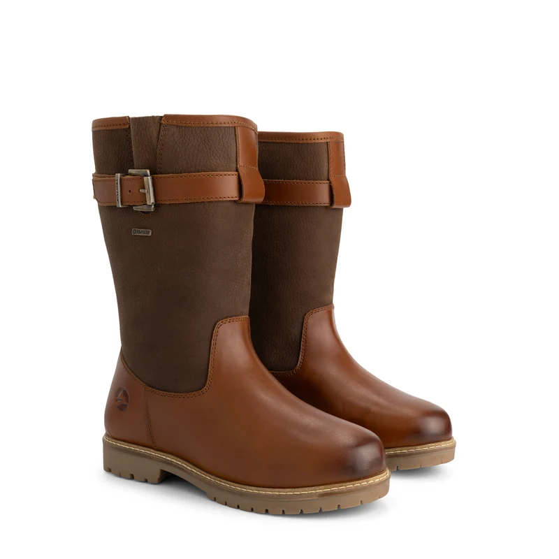 Vadso Damen - Outdoor-Stiefel - Wasserdicht - Cognac