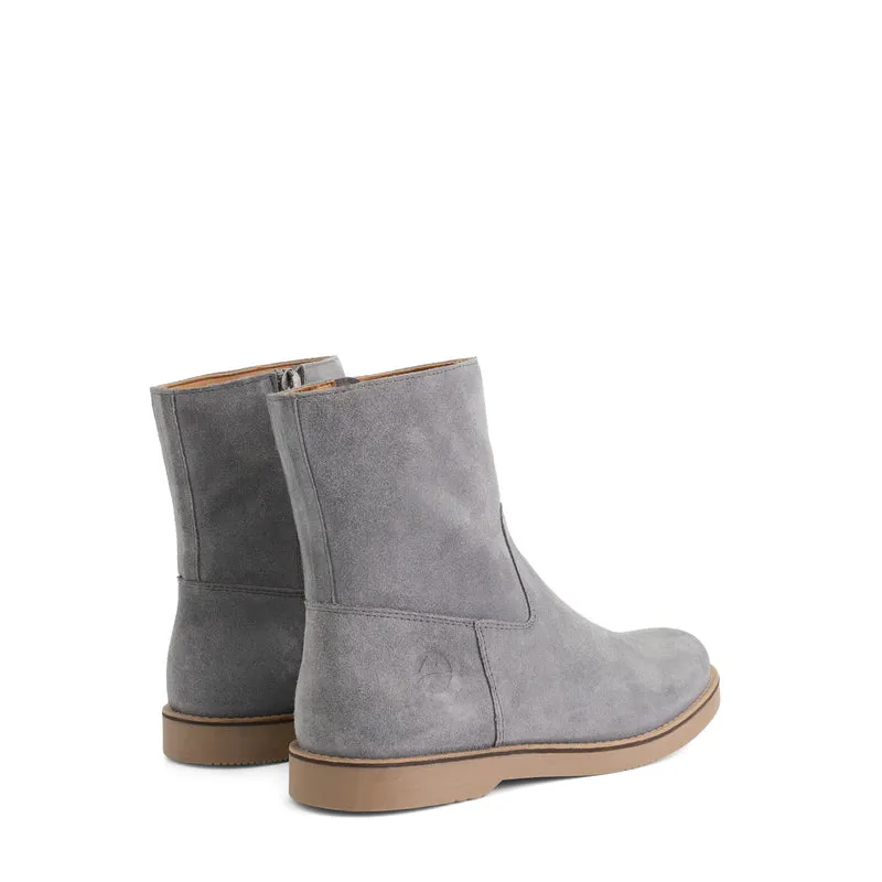 Vivienne Damen - Stiefelette - Wildleder - Grau